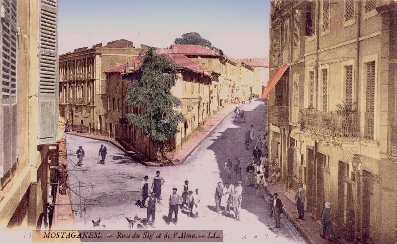 Mostaganem  Rues du Sig et de l Alma.jpg